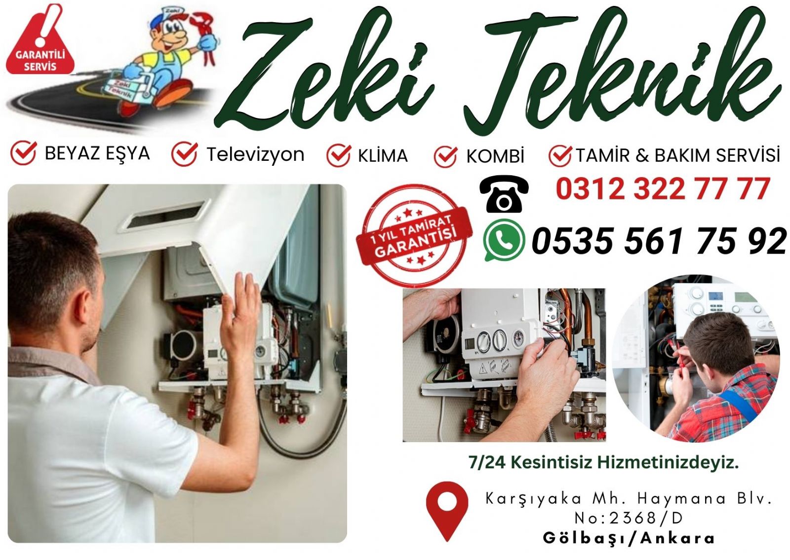 Gölbaşı Kombi Servisi